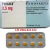 Thuốc Femara 2.5mg kích trứng giá bao nhiêu, thuốc femara kích trứng