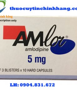 Thuốc Amlor 5mg của pháp giá bao nhiêu