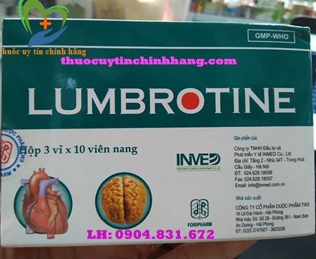 Giá bán thuốc Lumbrotine