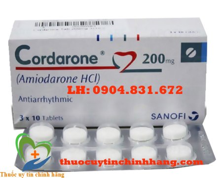 Thuốc Cordarone 200mg giá bao nhiêu