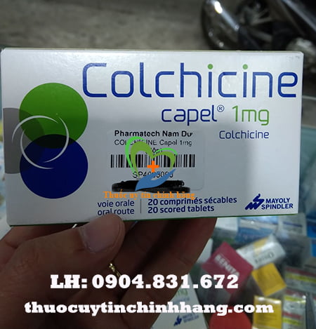 Thuốc Colchicine capel 1mg chính hãng Pháp giá bao nhiêu