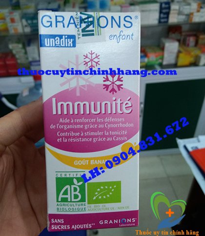 Siro Granions Enfant Immunite giá bao nhiêu