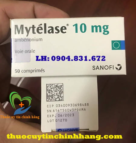 Thuốc Mytelase 10mg giá bao nhiêu?