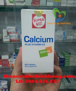 Thuốc Supravit calcium plus vitamin d3 giá bao nhiêu