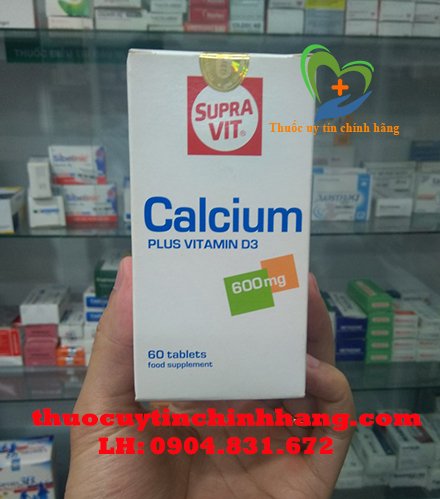 Thuốc Supravit calcium plus vitamin d3 giá bao nhiêu