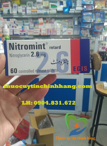 Thuốc Nitromint 2.6mg giá bao nhiêu