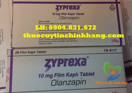 Thuốc Zyprexa 10mg giá bao nhiêu