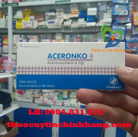 Thuốc Aceronko 4 giá bao nhiêu