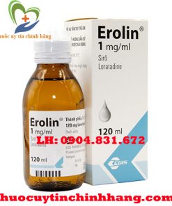 Thuốc Erolin siro giá bao nhiêu