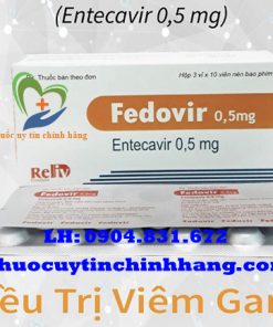 Thuốc Fedovir 0.5mg giá bao nhiêu