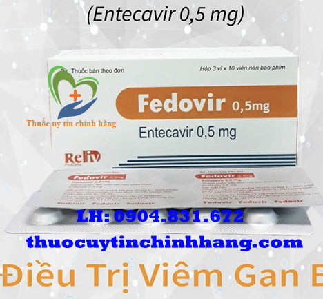 Thuốc Fedovir 0.5mg giá bao nhiêu