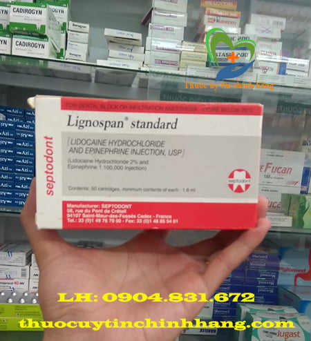 Thuốc Lignospan Standard giá bao nhiêu