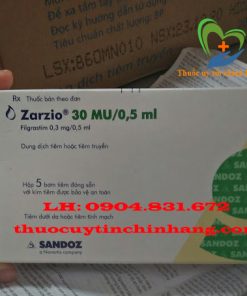 Thuốc Zarzio 0.3mg/0.5ml giá bao nhiêu