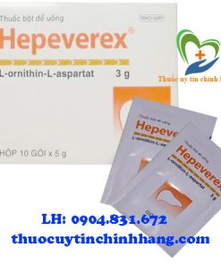 Thuốc Hepeverex giá bao nhiêu