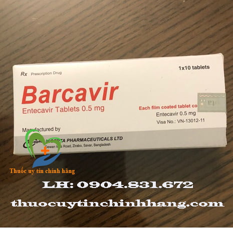 Thuốc Barcavir giá bao nhiêu