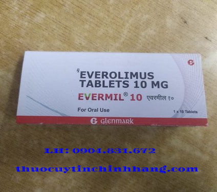 Thuốc Evermil 10mg giá bao nhiêu