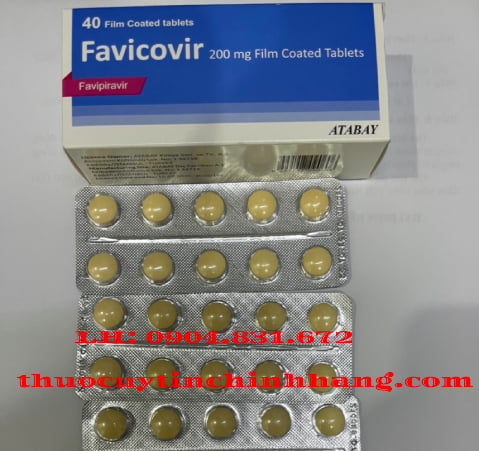 Thuốc Favicovir 200mg giá bao nhiêu