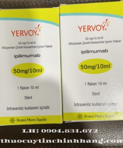 Thuốc Yervoy 50mg/10ml giá bao nhiêu
