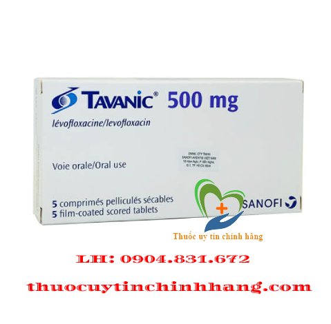 Thuốc Tavanic 500mg giá bao nhiêu