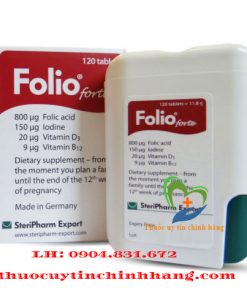 Thuốc Folio Forte giá bao nhiêu
