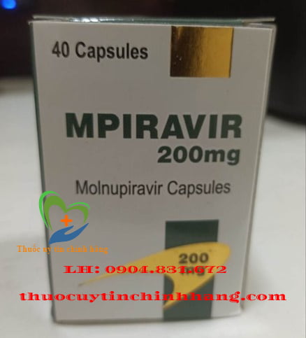 Thuốc Mpiravir 200mg giá bao nhiêu