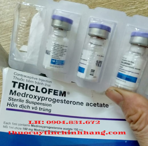 Thuốc Triclofem tiêm tránh thai giá bao nhiêu