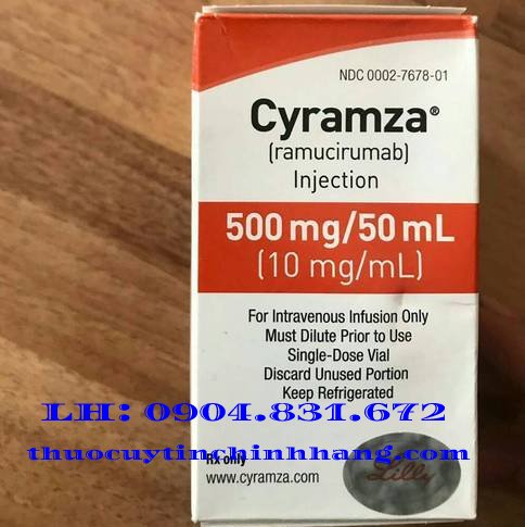 Thuốc Cyramza giá bao nhiêu