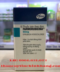 Thuốc Farmorubicina 50mg giá bao nhiêu