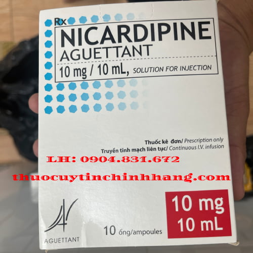 Thuốc Nicardipine 10mg/10ml giá bao nhiêu