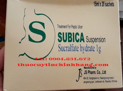 Thuốc Subica 1g giá bao nhiêu