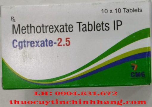 Thuốc Cgtrexate 2.5 giá bao nhiêu