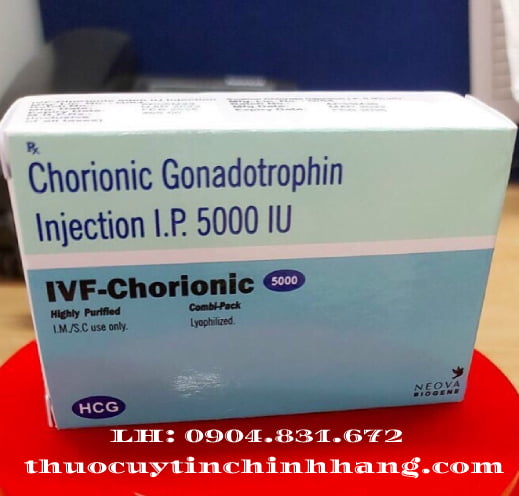Thuốc Ivf Chorionic 5000 IU giá bao nhiêu