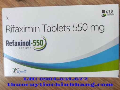 Thuốc Refaxinol 550 giá bao nhiêu