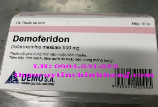 Thuốc Demoferidon 500mg giá bao nhiêu