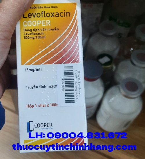 Thuốc Levofloxacin Cooper 500mg/100ml giá bao nhiêu
