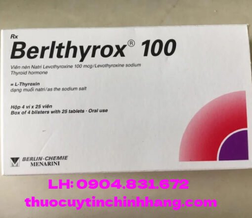 Thuốc Berlthyrox 100 giá bao nhiêu