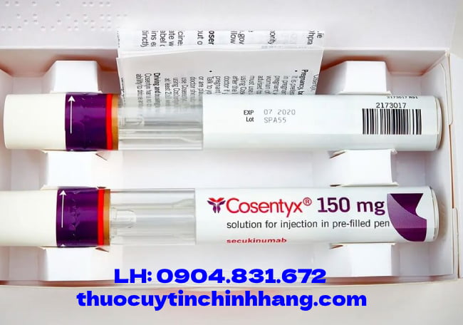 Thuốc Cosentyx 150mg/ml giá bao nhiêu