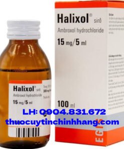 Thuốc Halixol 15mg/5ml giá bao nhiêu