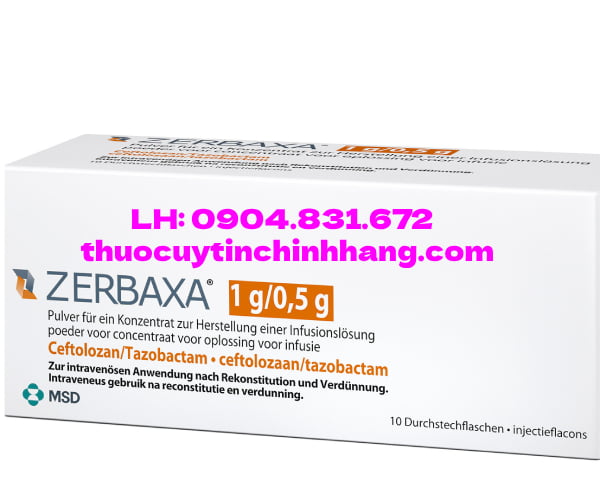 Thuốc Zerbaxa 1.5g giá bao nhiêu