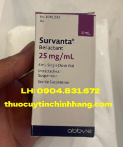 Thuốc Survanta 25mg/ml giá bao nhiêu