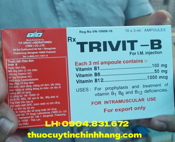 Thuốc Trivit B giá bao nhiêu