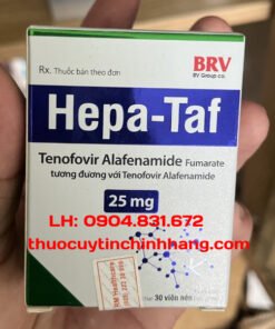 Thuốc Hepa-Taf 25mg giá bao nhiêu