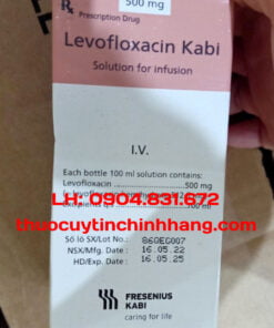 Thuốc Levofloxacin Kabi 500mg/100ml giá bao nhiêu