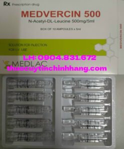 Thuốc Medvercin 500 giá bao nhiêu
