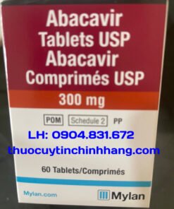 Thuốc Abacavir Mylan 300mg giá bao nhiêu