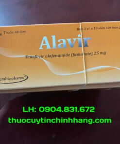 Thuốc Alavir 25mg giá bao nhiêu