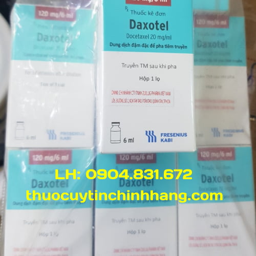Thuốc Daxotel 120mg/6ml giá bao nhiêu