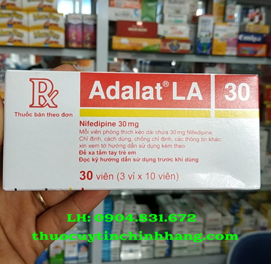 Thuốc Adalat LA 30 giá bao nhiêu