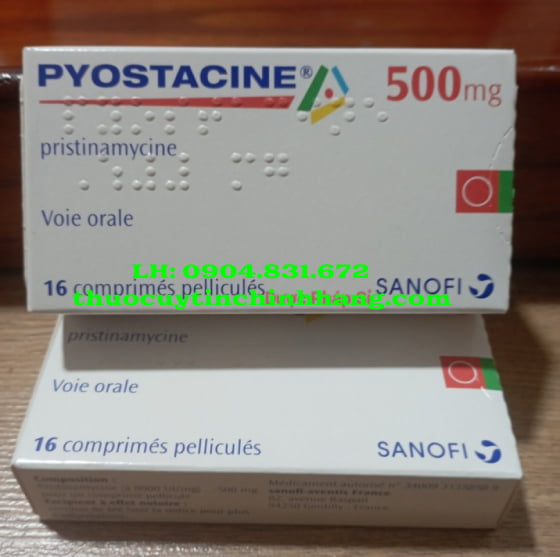 Thuốc Pyostacine 500mg giá bao nhiêu