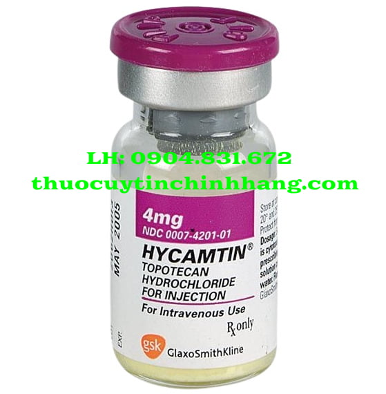 Thuốc Hycamtin 1mg/4mg giá bao nhiêu